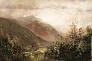 unknow artist Scene in the White Mountains Spain oil painting artist